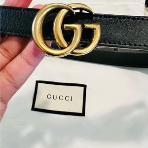 Gucci Leather Belt (Authentic)